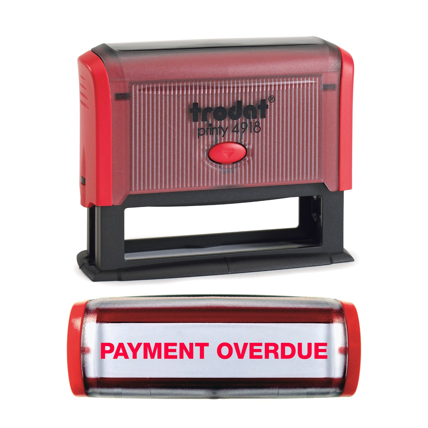 Payment Overdue - Rubber Stamp - Trodat 4918 - 75mm x 6mm Impression