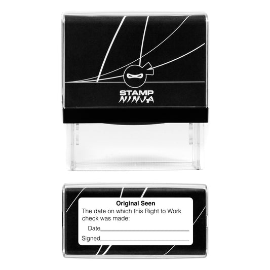 Right To Work Date Check and Sign Certified Stamp