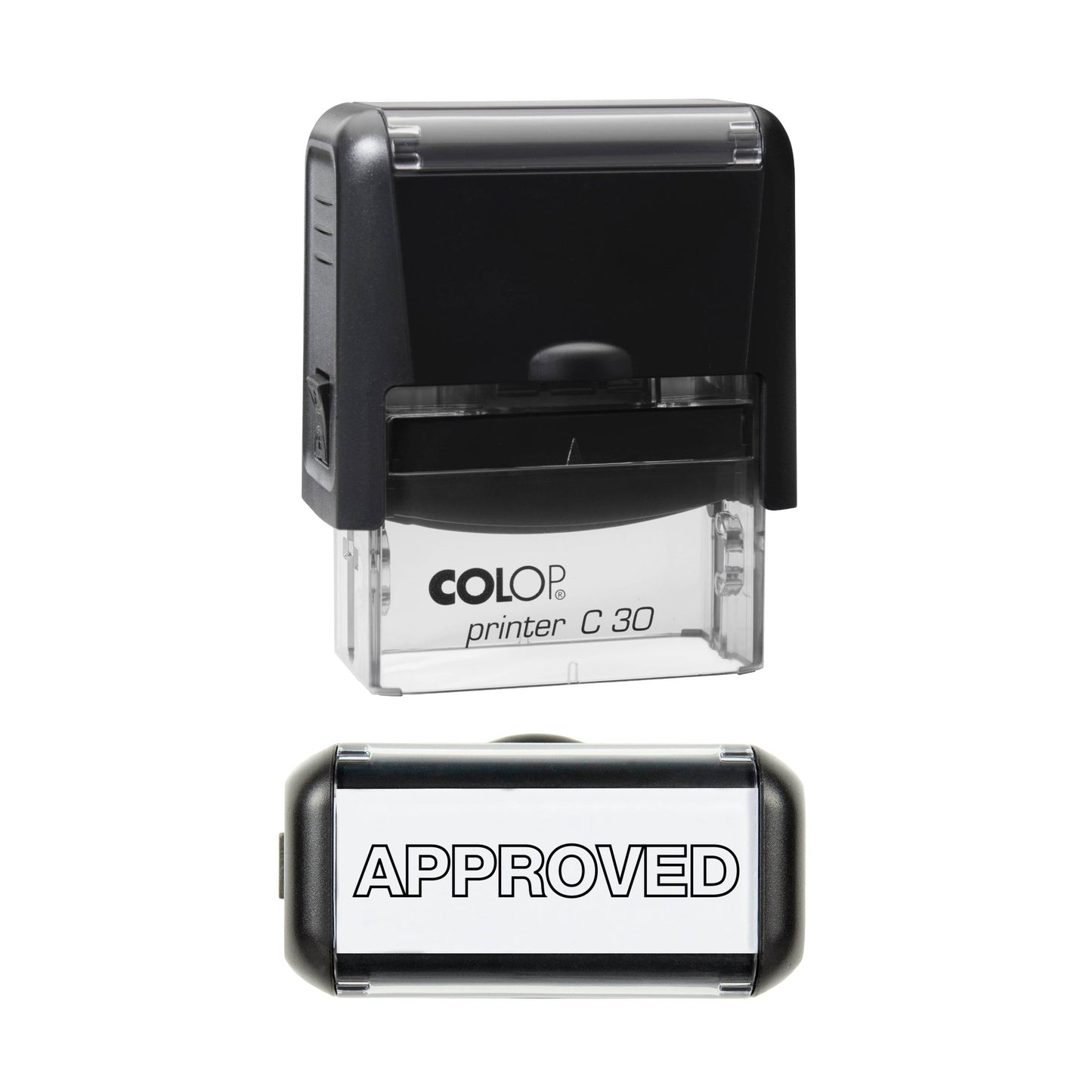 Approved Outline Text - Self Inking Rubber Stamp