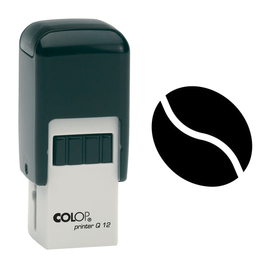 Coffee Bean - Loyalty Card Rubber Stamp - 11mm x 11mm Impression