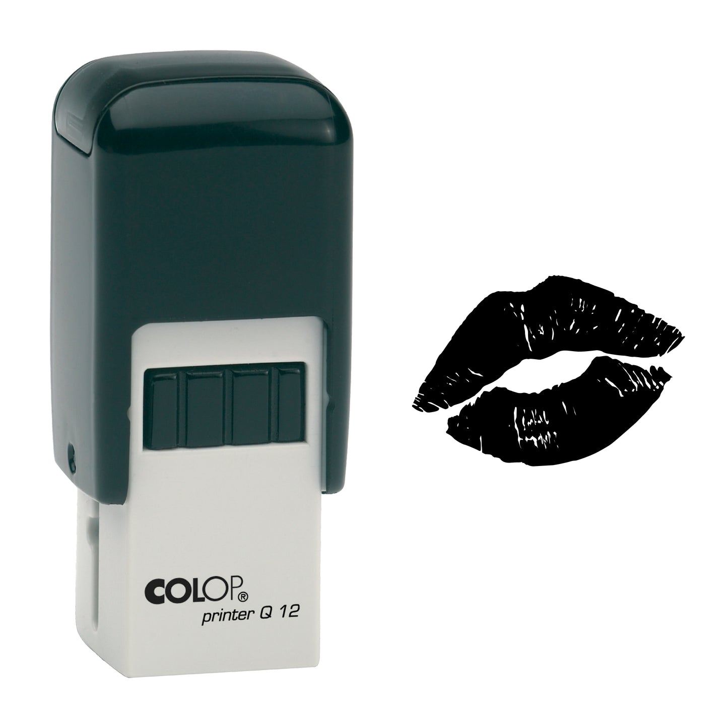 Lips - Loyalty Card Rubber Stamp - 11mm x 11mm Impression