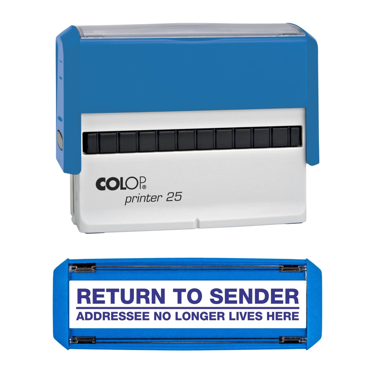 Return To Sender - Rubber Stamp - COLOP P25 - 75mm x 11mm Impression