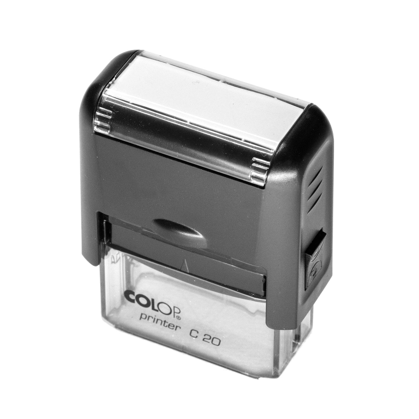 UV Security Stamp with Invisible UV Ink | Custom Personalised Stamp for Asset Marking, Property Identification, Anti - Theft Security & Document Verification | COLOP Printer C20