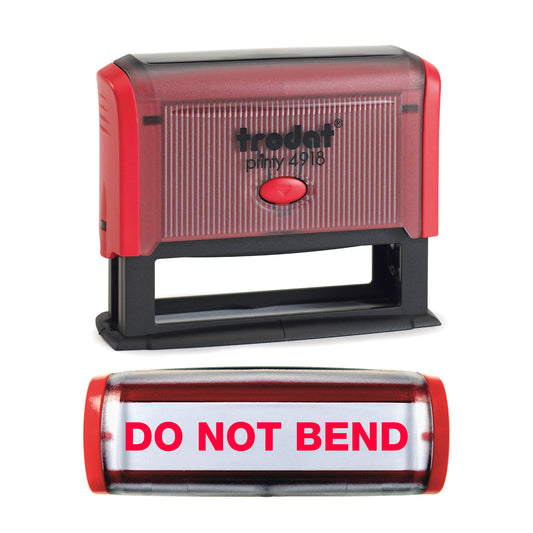 Do Not Bend - Rubber Stamp - Trodat 4918 - 75mm x 8mm Impression
