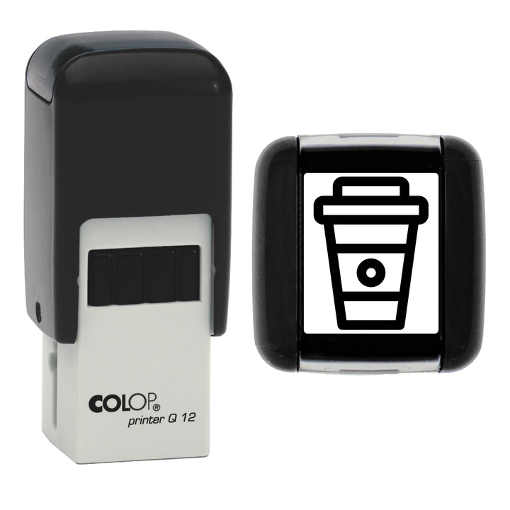 Coffee Cup, Take Out Loyalty Card Stamp, 12 x 12mm, COLOP Q12
