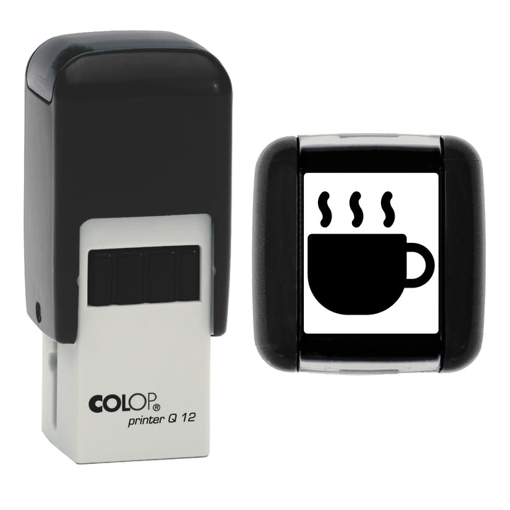 Coffee Cup Loyalty Card Stamp, 12 x 12mm, COLOP Q12