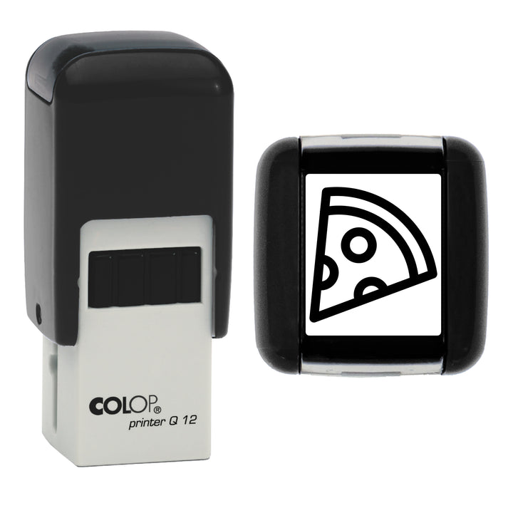 Pizza - Loyalty Card Self-Inking Stamp - COLOP Q12 - 12 x 12mm