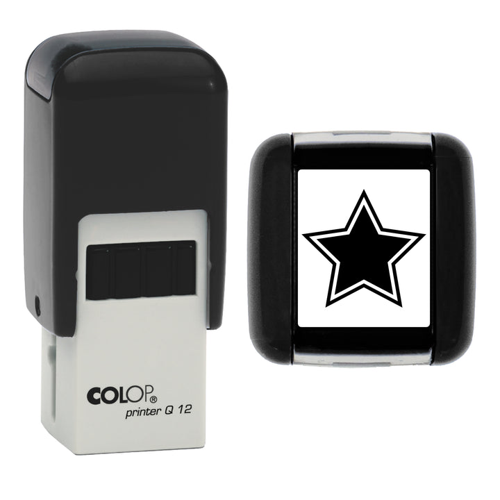 Double Star Loyalty Card Stamp, 12 x 12mm, COLOP Q12