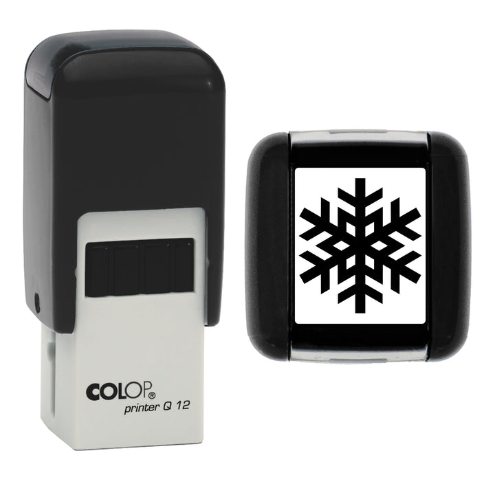 Snowflake - Christmas - Loyalty Card Self-Inking Stamp - COLOP Q12 - 12 x 12mm