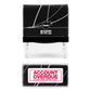 Account Overdue - With Border - Rubber Stamp - 45mm x 18mm Impression