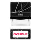 Overdue - Rubber Stamp - 45mm x 18mm Impression