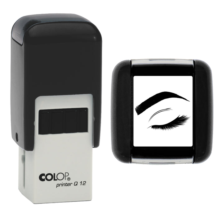 Brow & Lashes Loyalty Card Stamp, 12 x 12mm, COLOP Q12