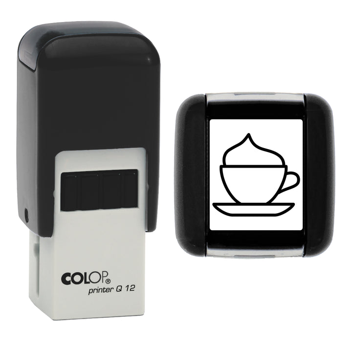 Cappuccino Loyalty Card Stamp, 12 x 12mm, COLOP Q12
