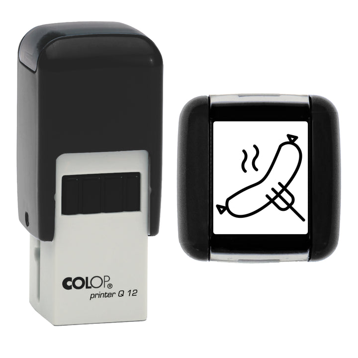 Sausage Loyalty Card Stamp, 12 x 12mm, COLOP Q12