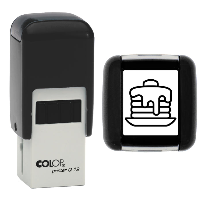 Pancakes Loyalty Card Stamp, 12 x 12mm, COLOP Q12