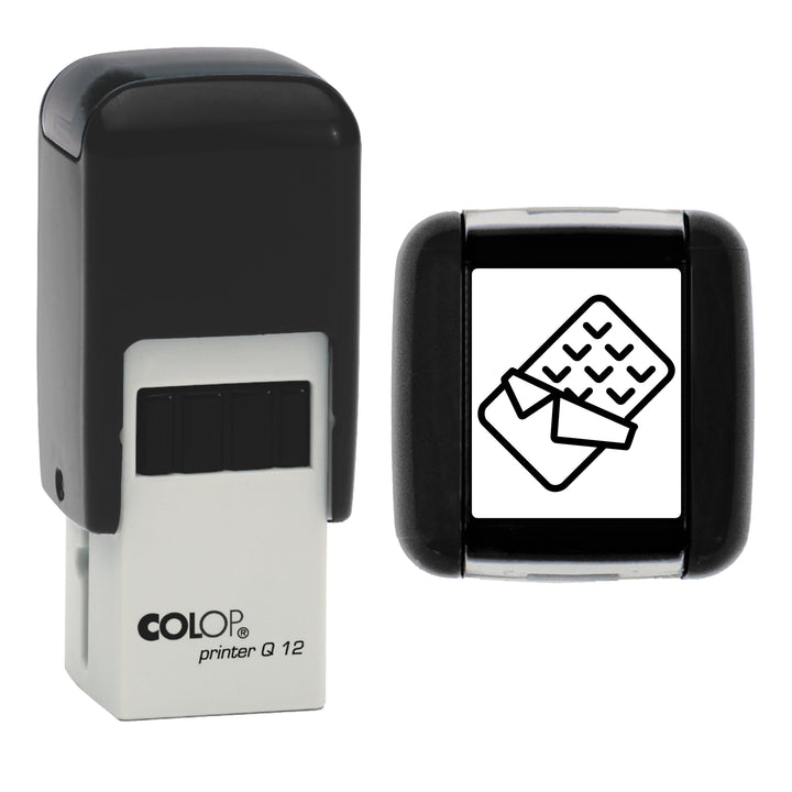 Chocolate Loyalty Card Stamp, 12 x 12mm, COLOP Q12