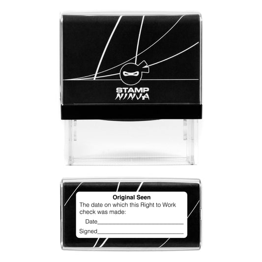 Right To Work Date Check and Sign Certified Stamp