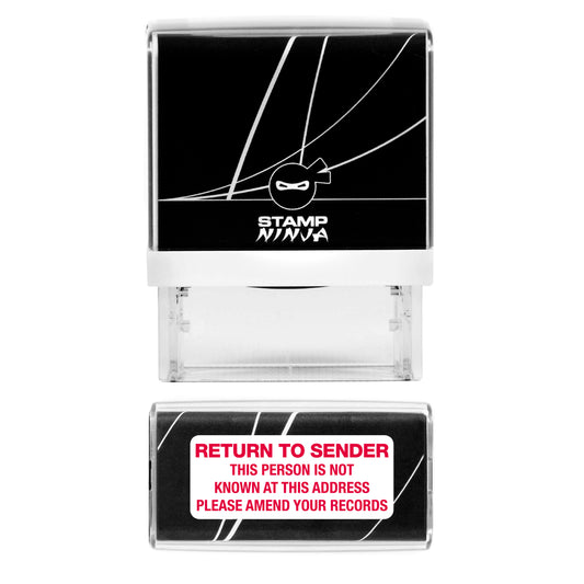 Return to Sender Stamp - Self Inking - 37mm x 12mm