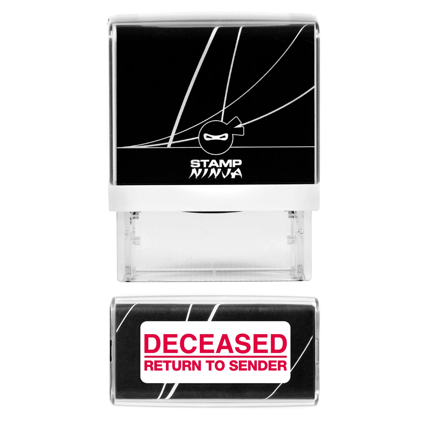 Return to Sender Stamp - Deceased - Self Inking - 37mm x 12mm