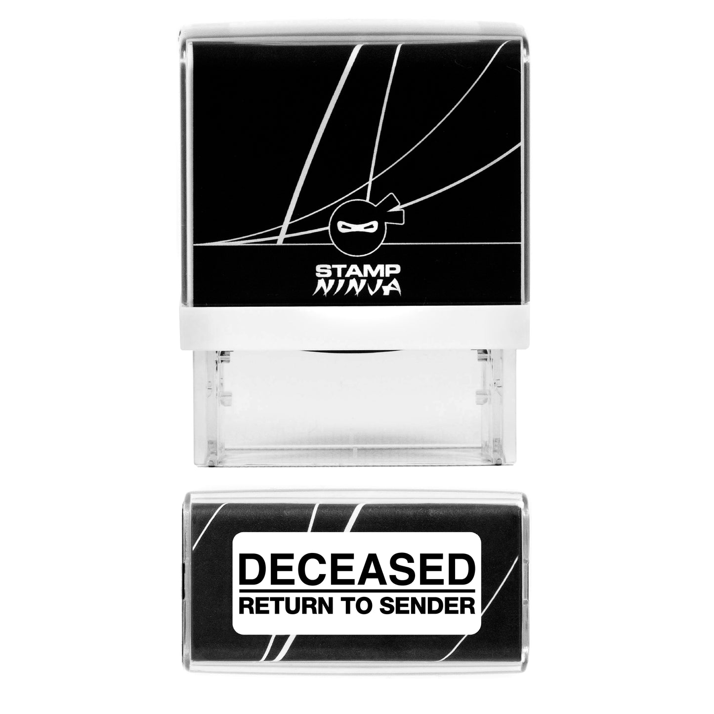 Return to Sender Stamp - Deceased - Self Inking - 37mm x 12mm
