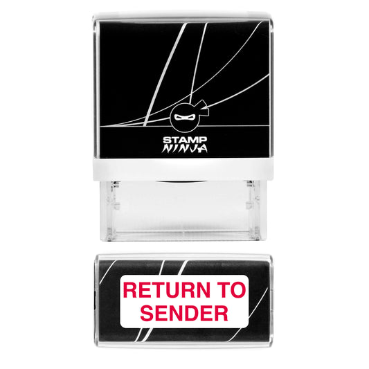 Return To Sender Stamp - Self Inking - 37mm x 12mm