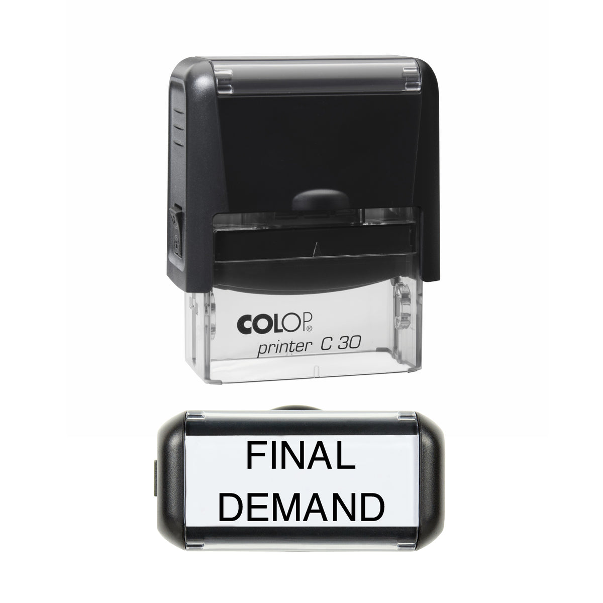 Final Demand Rubber Stamp - COLOP C30 - 45 x 18 mm in Black ink