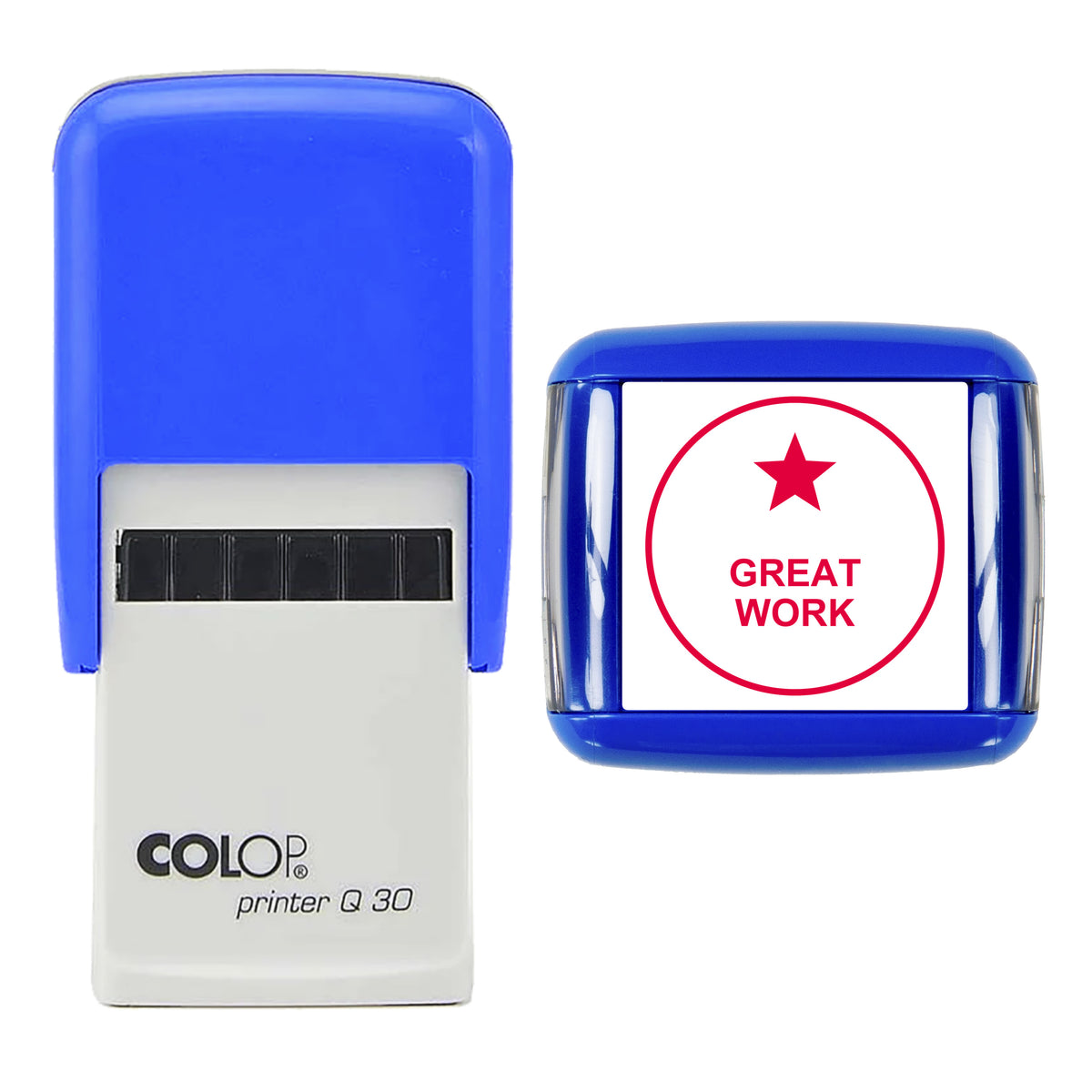 Great Work stamp, COLOP Q30, red ink