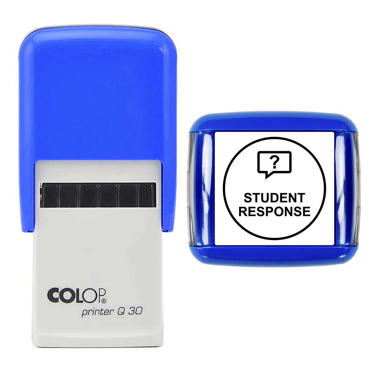 Student Response stamp, COLOP Q30, black ink