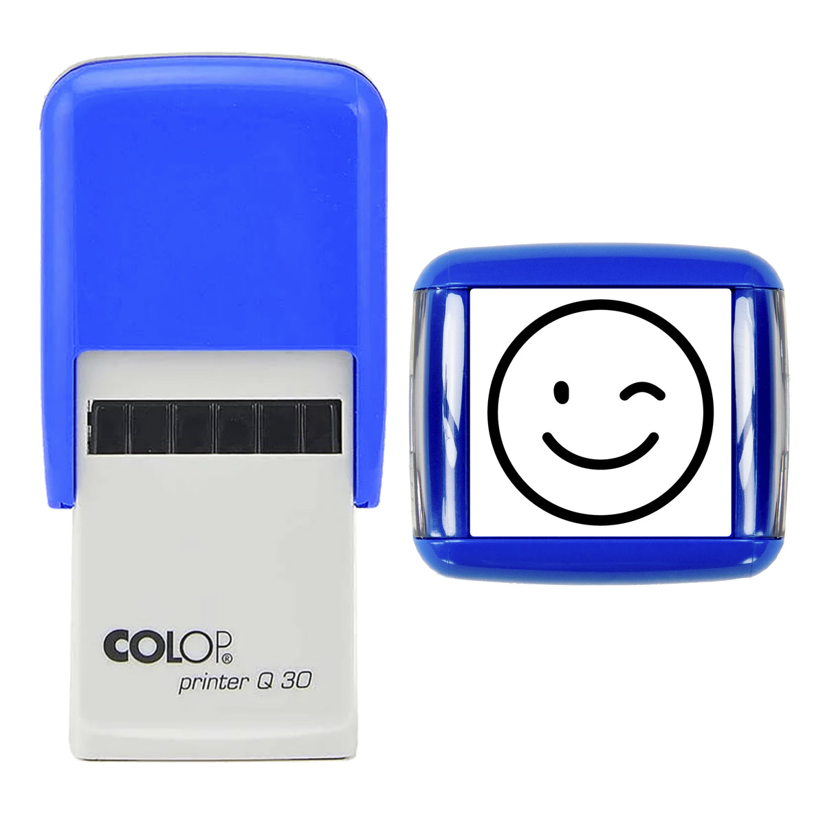 Wink stamp, COLOP Q30, black ink