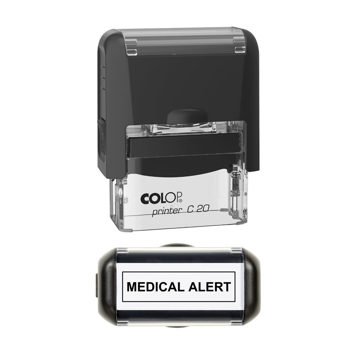 Medical Alert Stamp, COLOP C20, 37 x 12mm, black ink