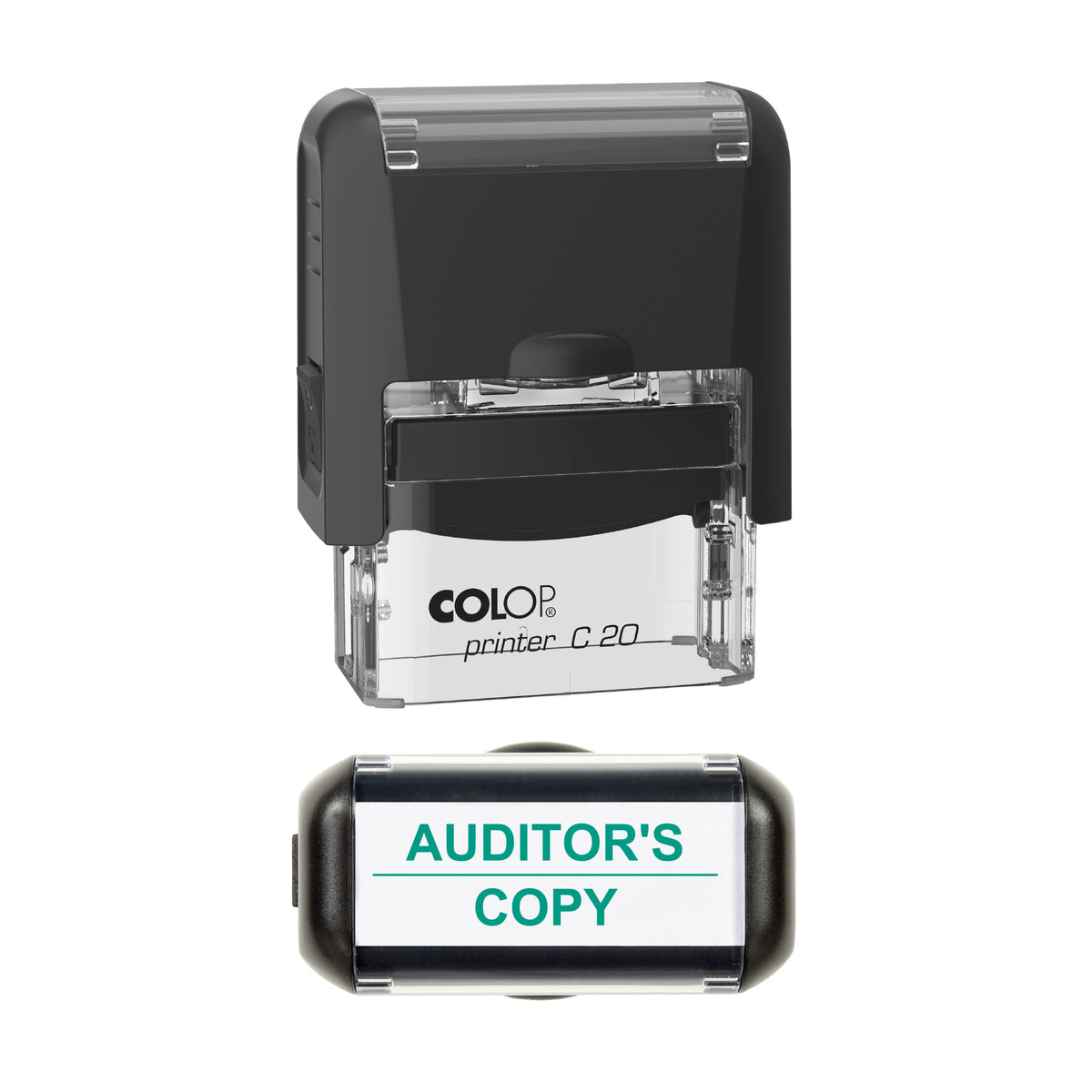 Auditor's Copy Stamp, COLOP C20, 37 x 12mm, green ink