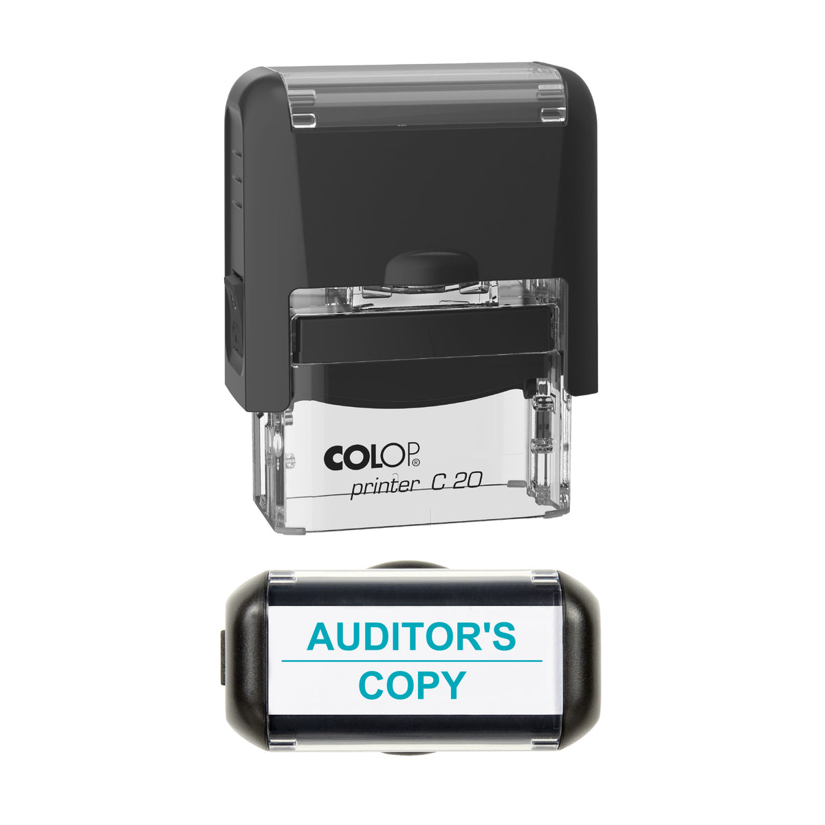 Auditor's Copy Stamp, COLOP C20, 37 x 12mm, mint ink