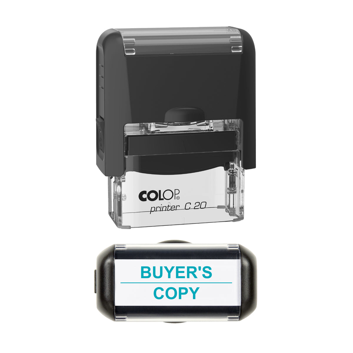 Buyer's Copy Stamp, COLOP C20, 37 x 12mm, mint ink