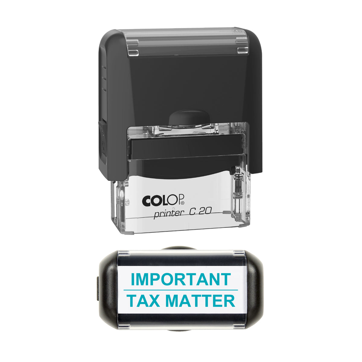 Important Tax Matter Stamp, COLOP C20, 37 x 12mm, mint ink