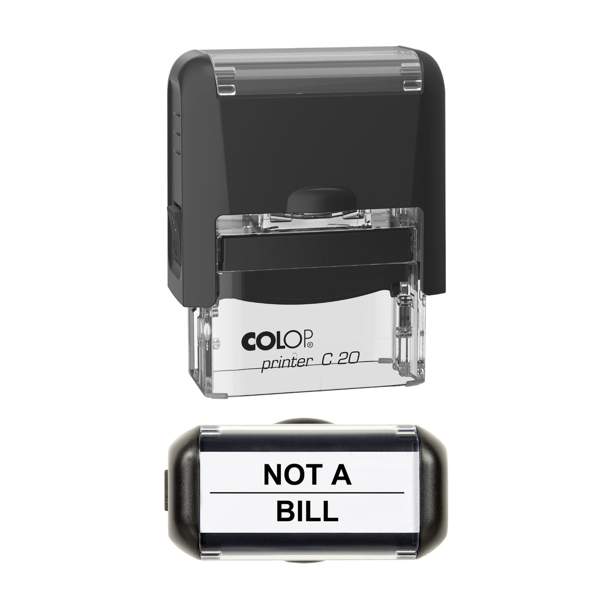 Not A Bill Stamp, COLOP C20, 37 x 12mm, black ink