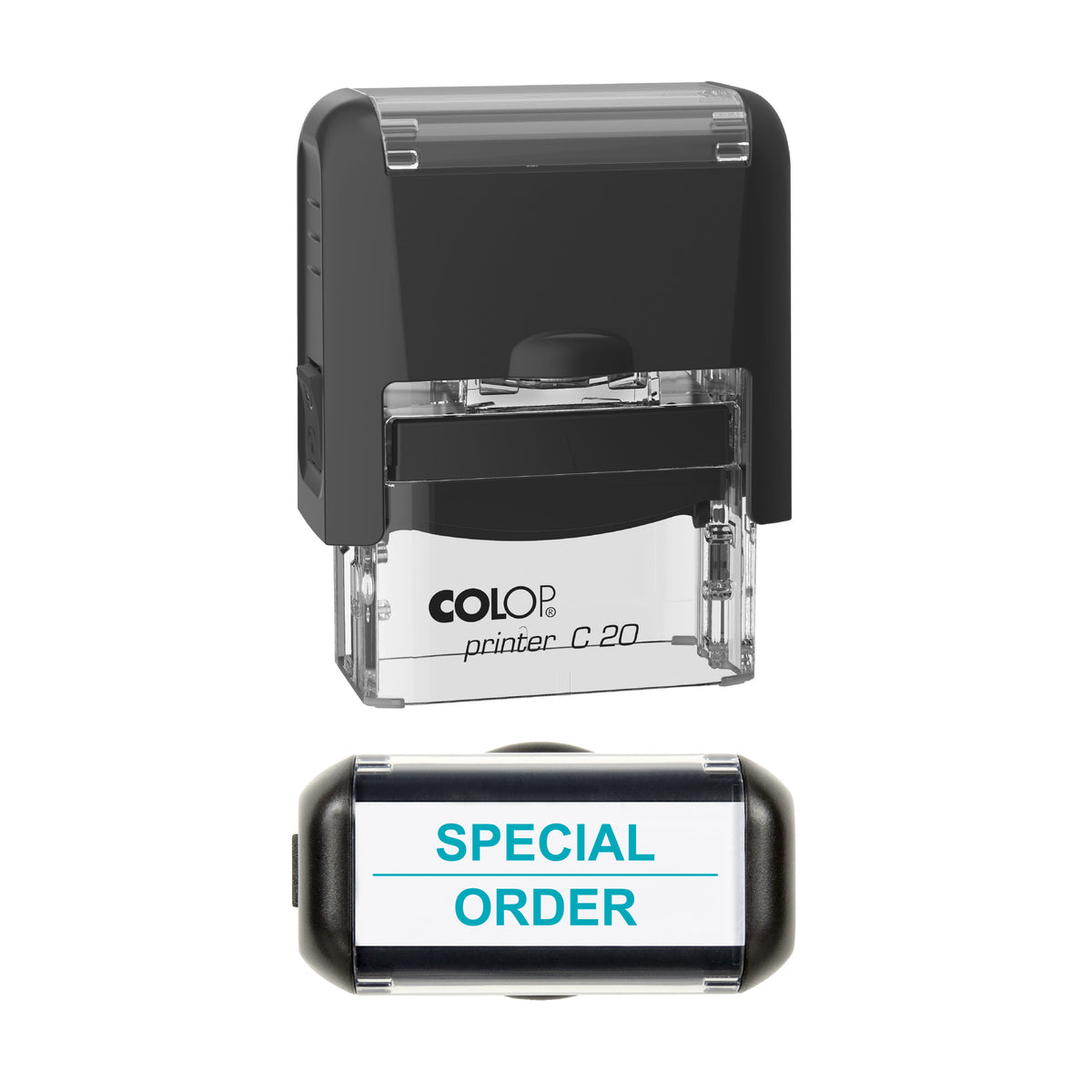 Special Order Stamp, COLOP C20, 37 x 12mm, mint ink