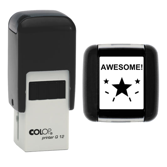 Awesome Stars Stamp, 12 x 12mm, COLOP Q12