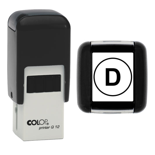 Grade D Stamp, 12 x 12mm, COLOP Q12