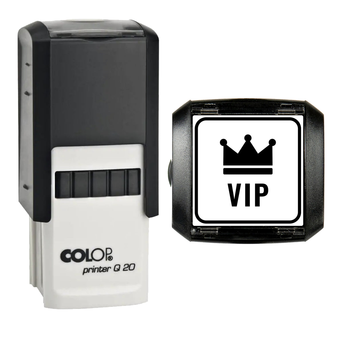 VIP Event Ticket Stamp, COLOP Q20, 20 x 20mm, black ink