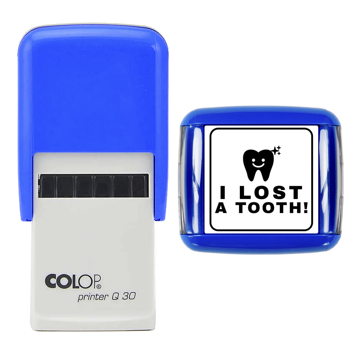 I Lost a Tooth Reward Stamp, COLOP Q30, 30 x 30mm, black ink