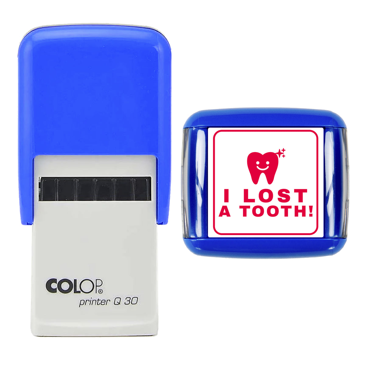 I Lost a Tooth Reward Stamp, COLOP Q30, 30 x 30mm, red ink