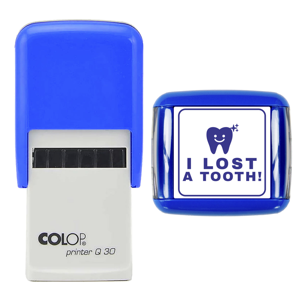 I Lost a Tooth Reward Stamp, COLOP Q30, 30 x 30mm, violet ink