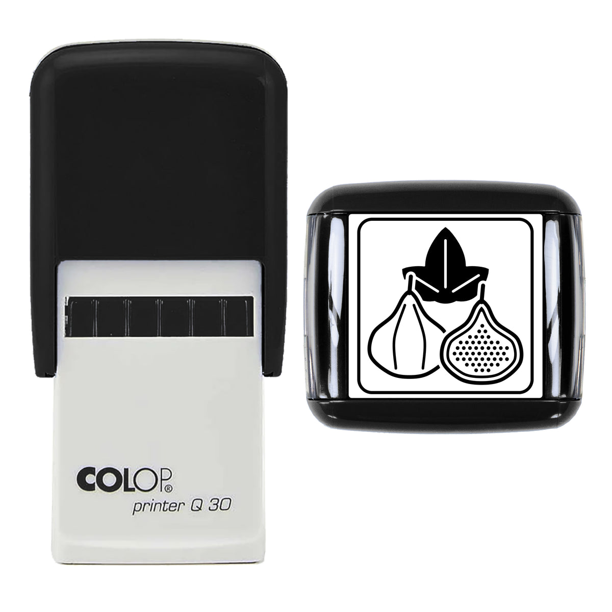 Figs Stamp, COLOP Q30, 30 x 30mm, black ink