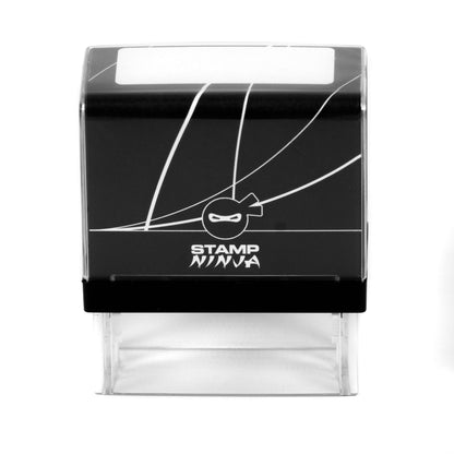 Custom Self-Inking Signature Stamp - Upload Your Signature - 48mm x 18mm