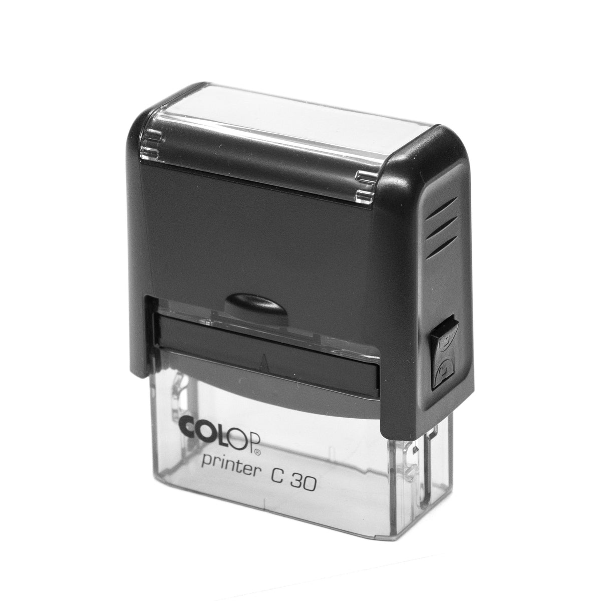 48 x 18mm - Custom Made Self-Inking Rubber Stamp - With Border - Up to 5 Lines of Personalised Text