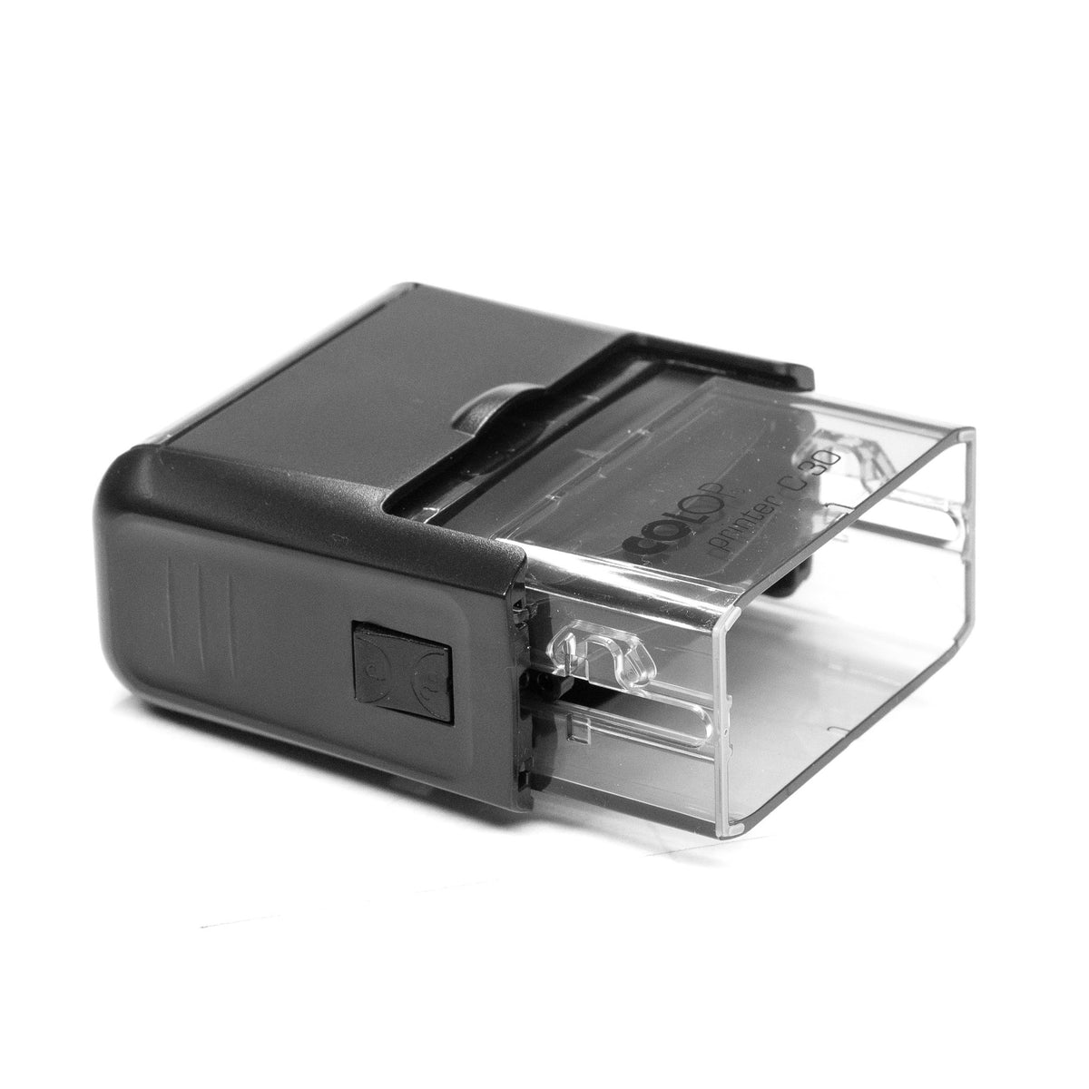 48 x 18mm - Custom Made Self-Inking Rubber Stamp - With Border - Up to 5 Lines of Personalised Text