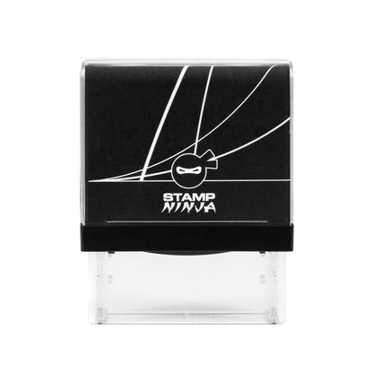 Custom Self-Inking Signature Stamp - Upload Your Signature - 37mm x 12mm