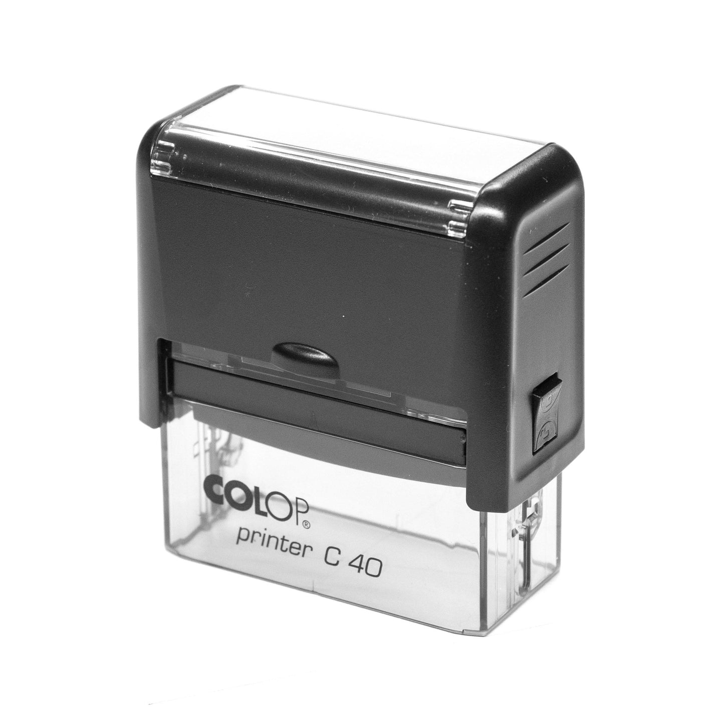 58 x 22mm - Premium Personalised Custom Made Self - Inking Rubber Stamp - Up to 5 Lines of Customised Text