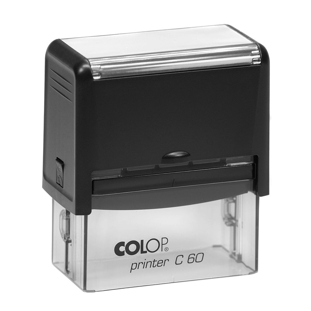 77 x 36mm - Custom Made Self - Inking Rubber Stamp - Up to 6 Lines of Personalised Text