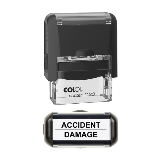 Accident Damage Vehicle Service Stamp, 37 x 12mm, COLOP C20
